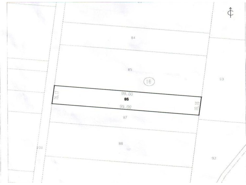 Plot of land, 1600 m2 - 1/4