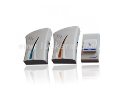 Wireless bell with two receivers