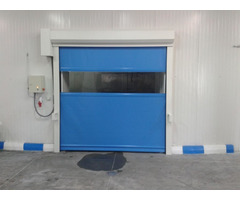 Rolling-Up Speed Doors With Sectorized Canvas And Aluminum Profiles - Image 3/6