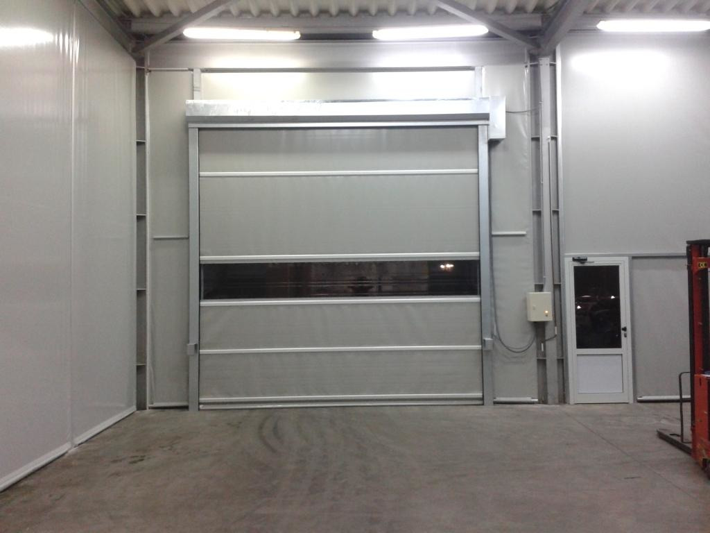Rolling-Up Speed Doors With Sectorized Canvas And Aluminum Profiles - 4/6