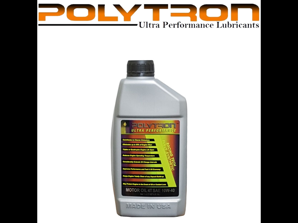 POLYTRON RACING 4T SAE 10W-40 - Състезателно моторно масло за мотори - 1/3