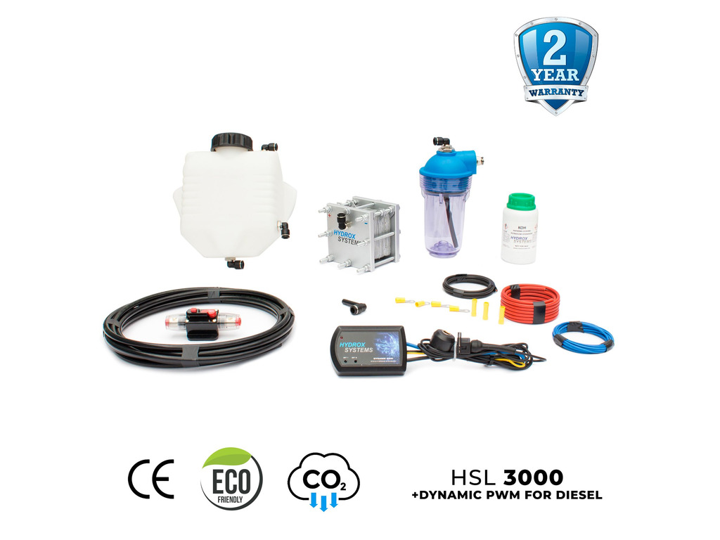 Hydrogen fuel saving system HSL 3000 + Dynamic PWM diesel 12V - 1/5